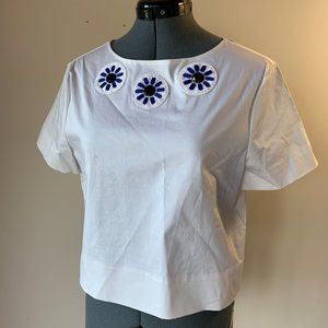 Kate spade white top Size Small